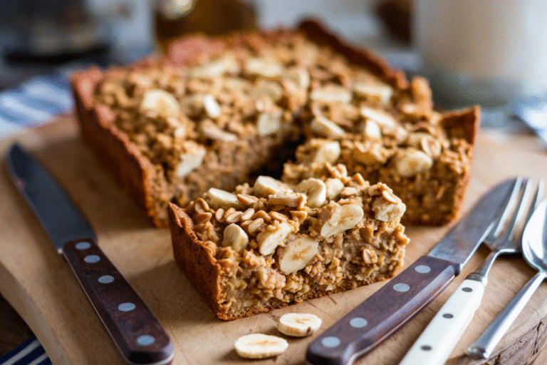 Peanut Butter Banana Oatmeal Bake: The Breakfast Game-Changer You Didn’t Know You Needed