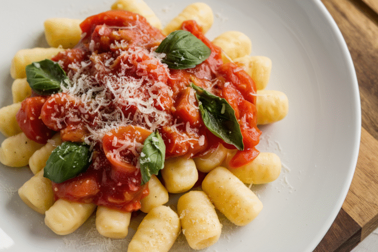 Gnocchi with Tomato Basil Sauce (Egg-Free): The Comfort Food Hack You Need