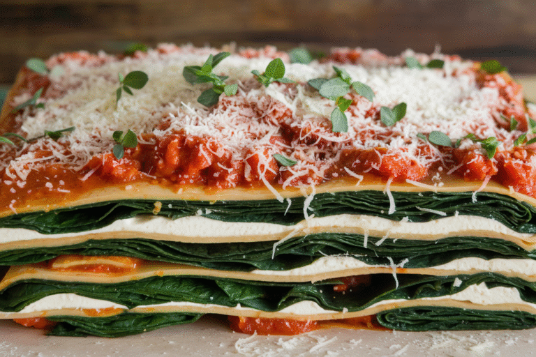 Spinach Lasagna with Cashew Ricotta: The Unstoppable Comfort Food Upgrade