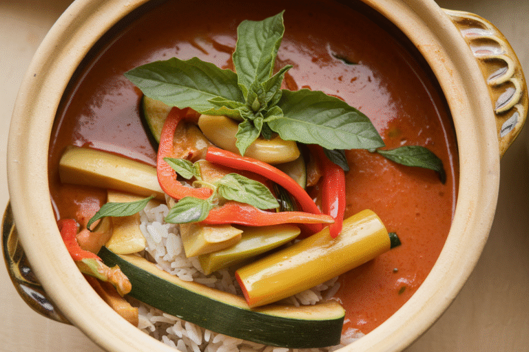 Thai Red Curry with Vegetables: The Flavor Bomb You Need