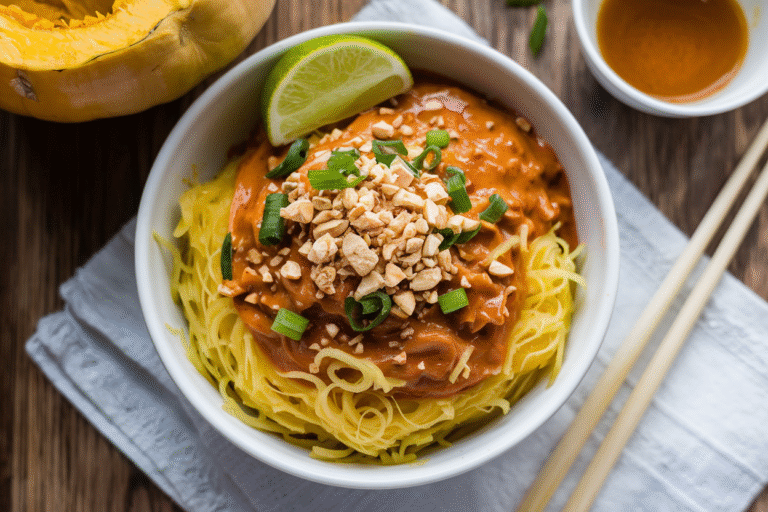 Spaghetti Squash Pad Thai: The Low-Carb Noodle Hack You Need