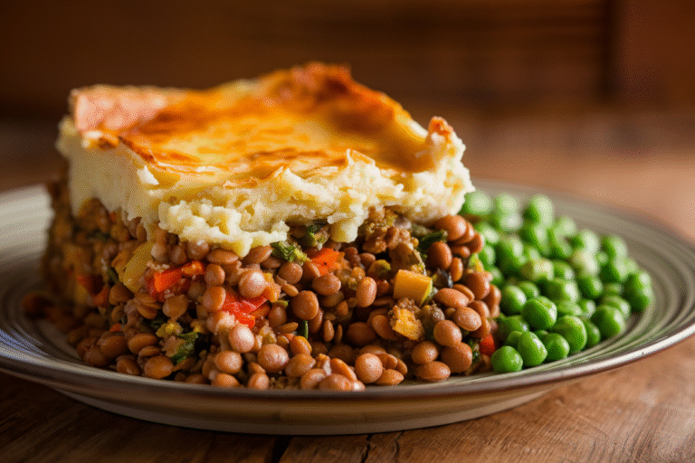 Lentil Shepherd’s Pie (No Meat, No Dairy)