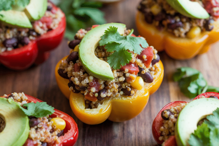 Vegan Stuffed Bell Peppers with Quinoa & Veggies: The Meal You Didn’t Know You Needed