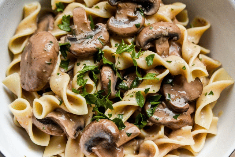 Garlic Butter Mushroom Pasta: The Lazy Gourmet’s Secret Weapon