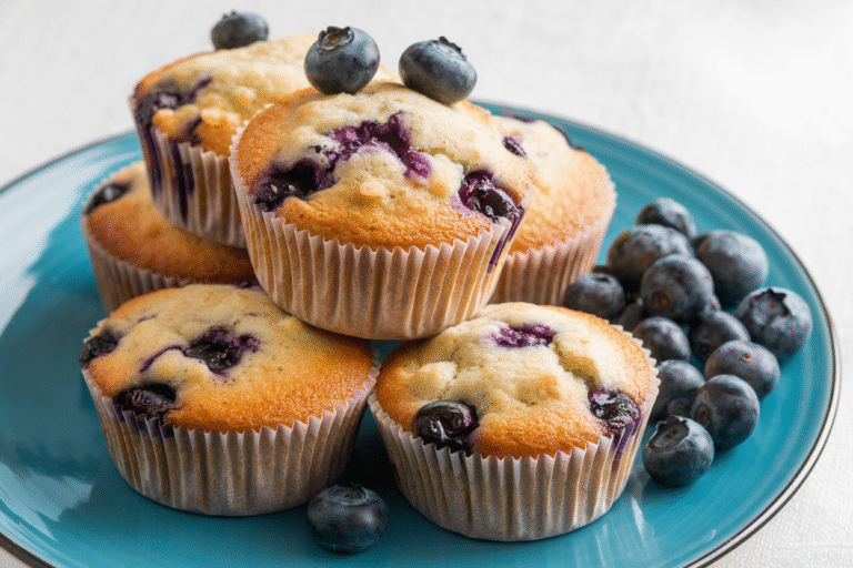 Blueberry Muffins (Made Without Milk or Eggs): The Ultimate Hack