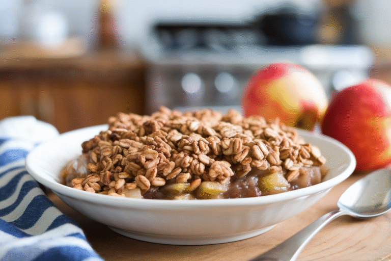 Apple Crisp with Oat Crumble (Plant-Based)