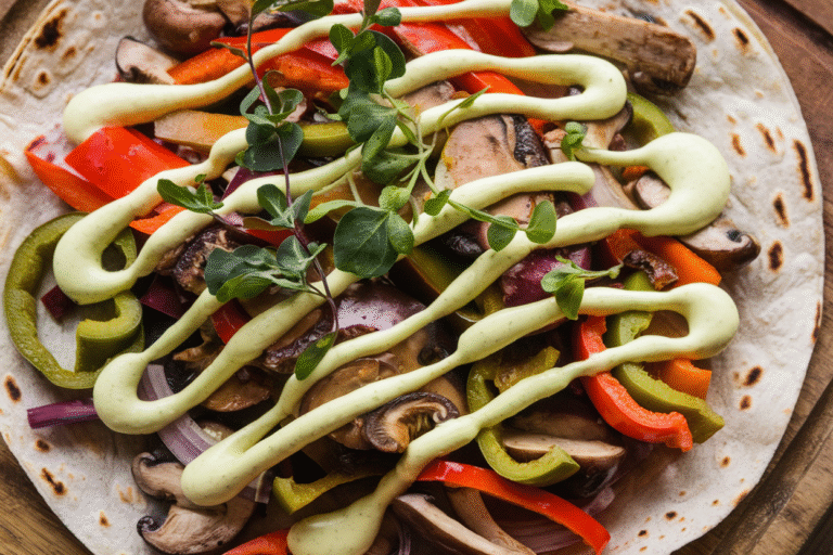 One-Pan Veggie Fajitas with Lime Crema: The Lazy Genius Dinner You Need