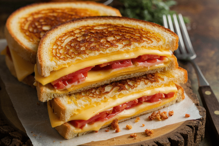 Grilled Cheese & Tomato Sandwich with a Twist: The Upgrade You Didn’t Know You Needed
