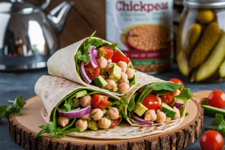 Avocado Chickpea Salad Wraps: The Lunch Upgrade You Didn’t Know You Needed