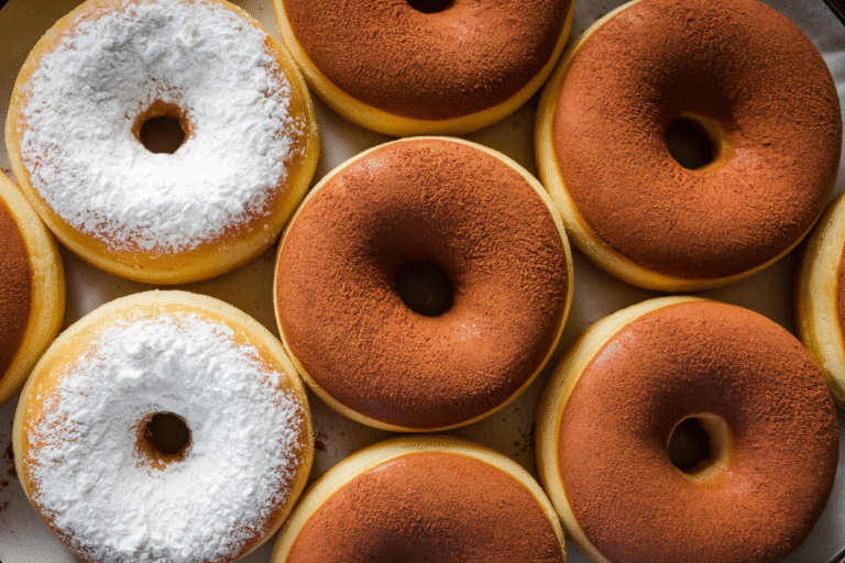 Fluffy Baked Donuts (Eggless Recipe)