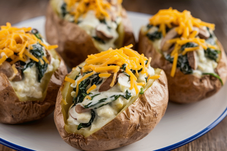 Stuffed Baked Potatoes with Creamy Veggie Filling: The Comfort Food Upgrade You Need
