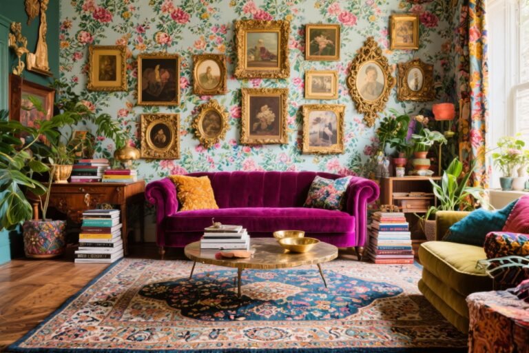7 Vintage Maximalist Living Rooms That Embrace Color and Dare You to Go Bold