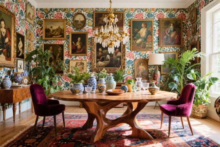 9 Maximalist Dining Rooms With Vintage Flair You’ll Want to Copy