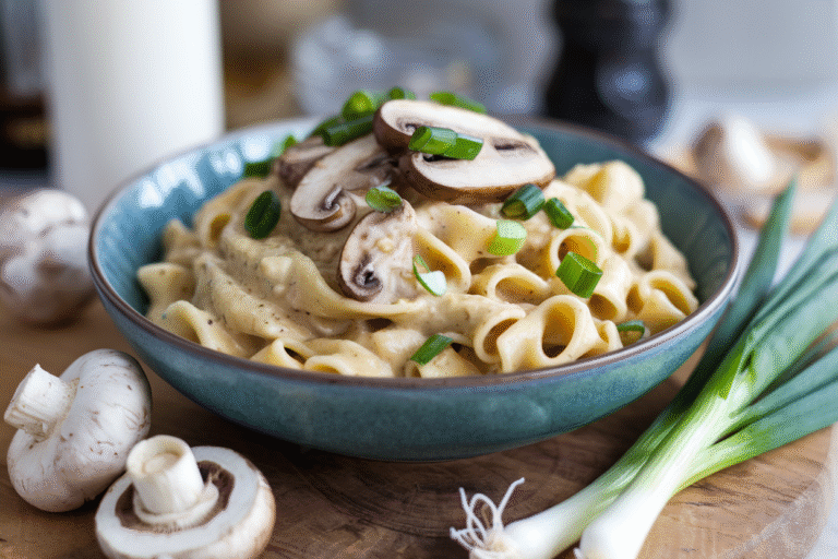 Vegan Alfredo Pasta with Cashew Cream Sauce That Tastes Like a Cheat Code for Comfort Food